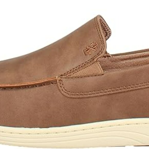 NWT IZOD Men’s Seapoint Casual Slip-On Loafer Tan Size 13 - Picture 3 of 6